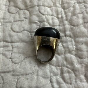 Dinosaur Designs Silver and Resign Bubble Statement Ring